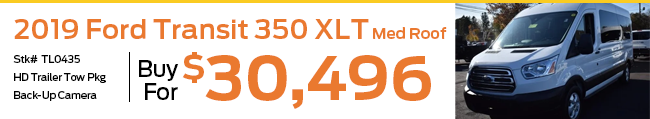 2019 Transit 350 XLT