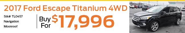 2017 Escape Titanium