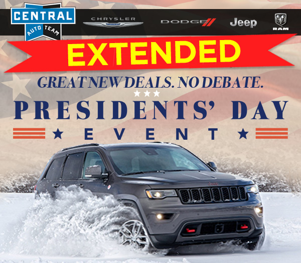 Great Presidents' Day Deals At Central!